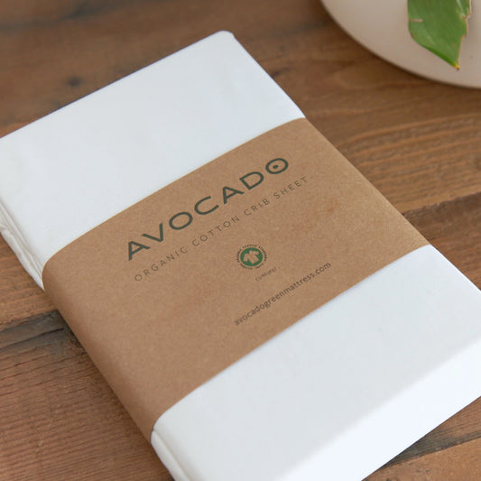 Avocado Organic Cotton Crib Sheets