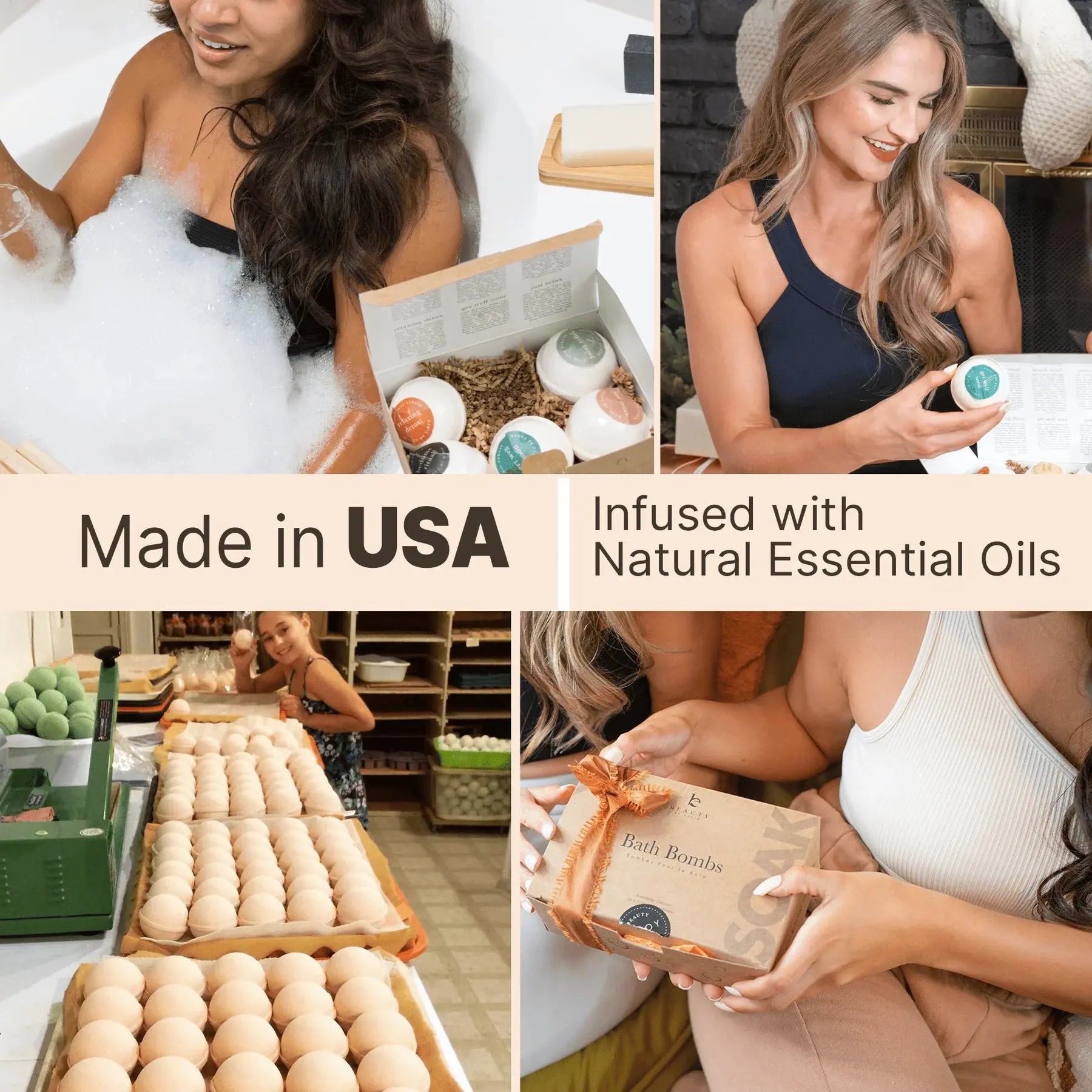 Beauty By Earth | Bath Bomb Gift Set (6 Pack) - Essentiallydestinyy