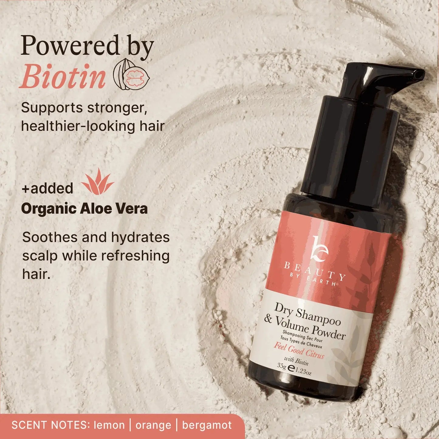 Beauty By Earth | Dry Shampoo & Volume Powder (Citrus) - Essentiallydestinyy