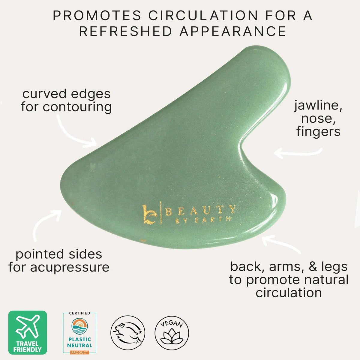 Beauty By Earth | Jade Gua Sha - Essentiallydestinyy