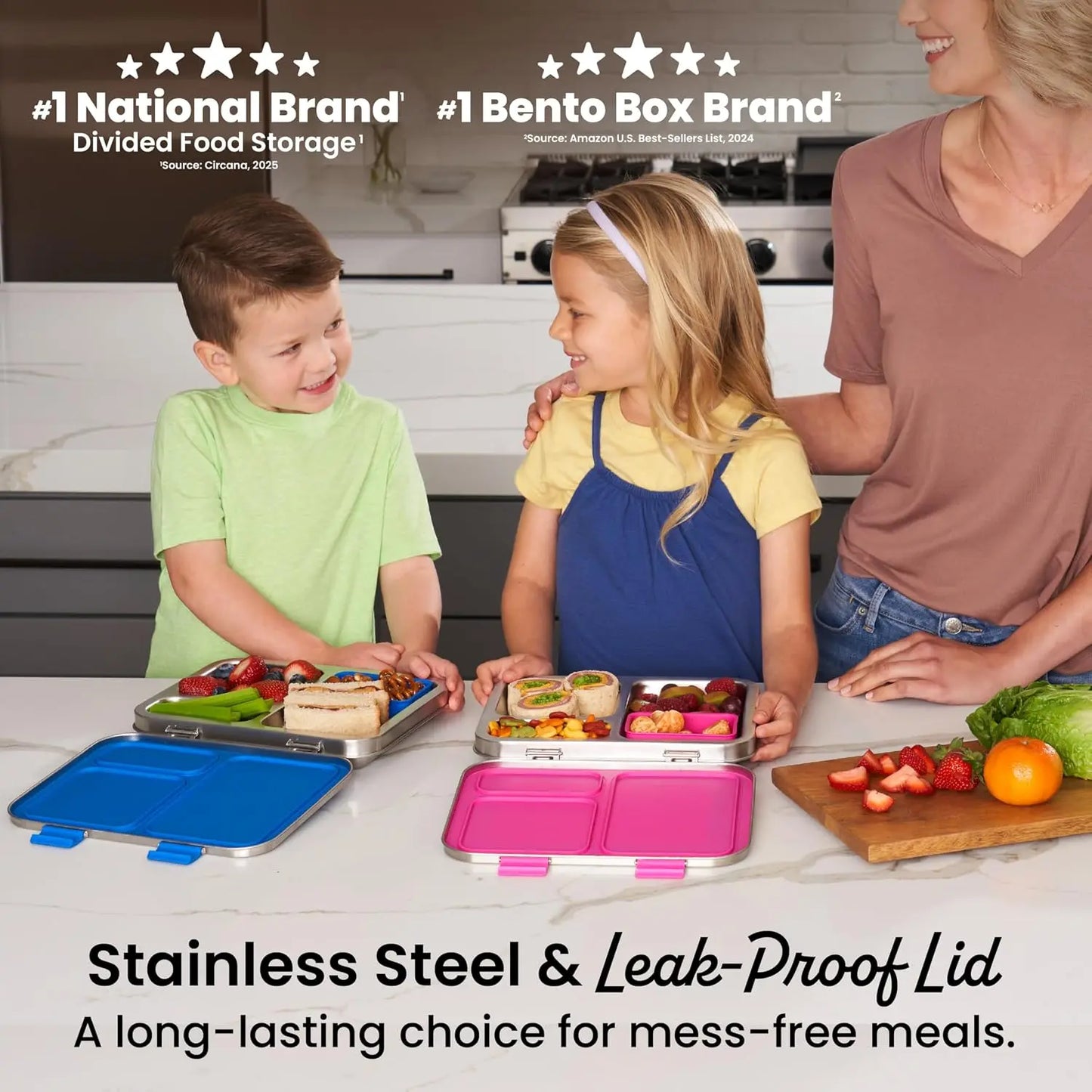 Bentgo | Kids Stainless Steel Leak-Resistant Lunch Box - Essentiallydestinyy