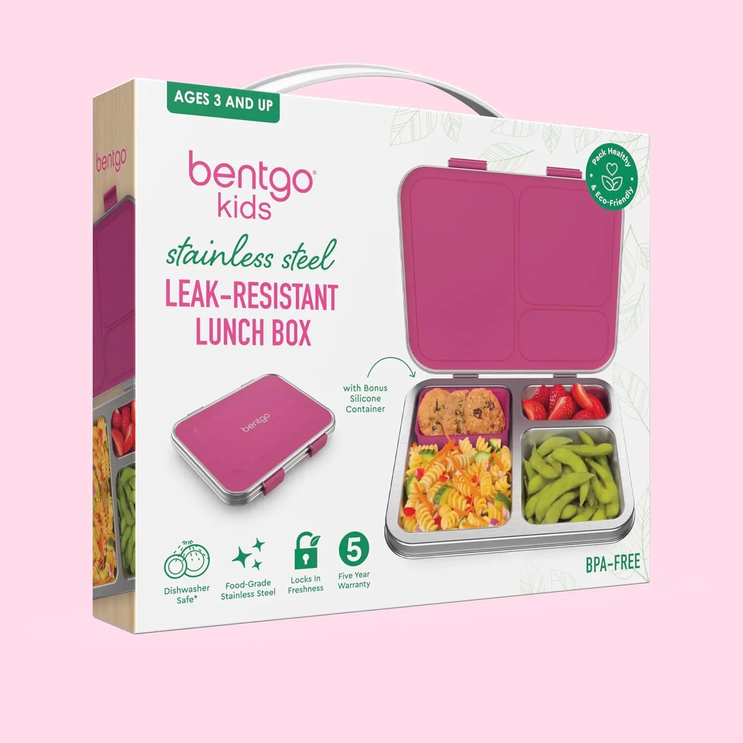 Bentgo | Kids Stainless Steel Leak-Resistant Lunch Box - Essentiallydestinyy