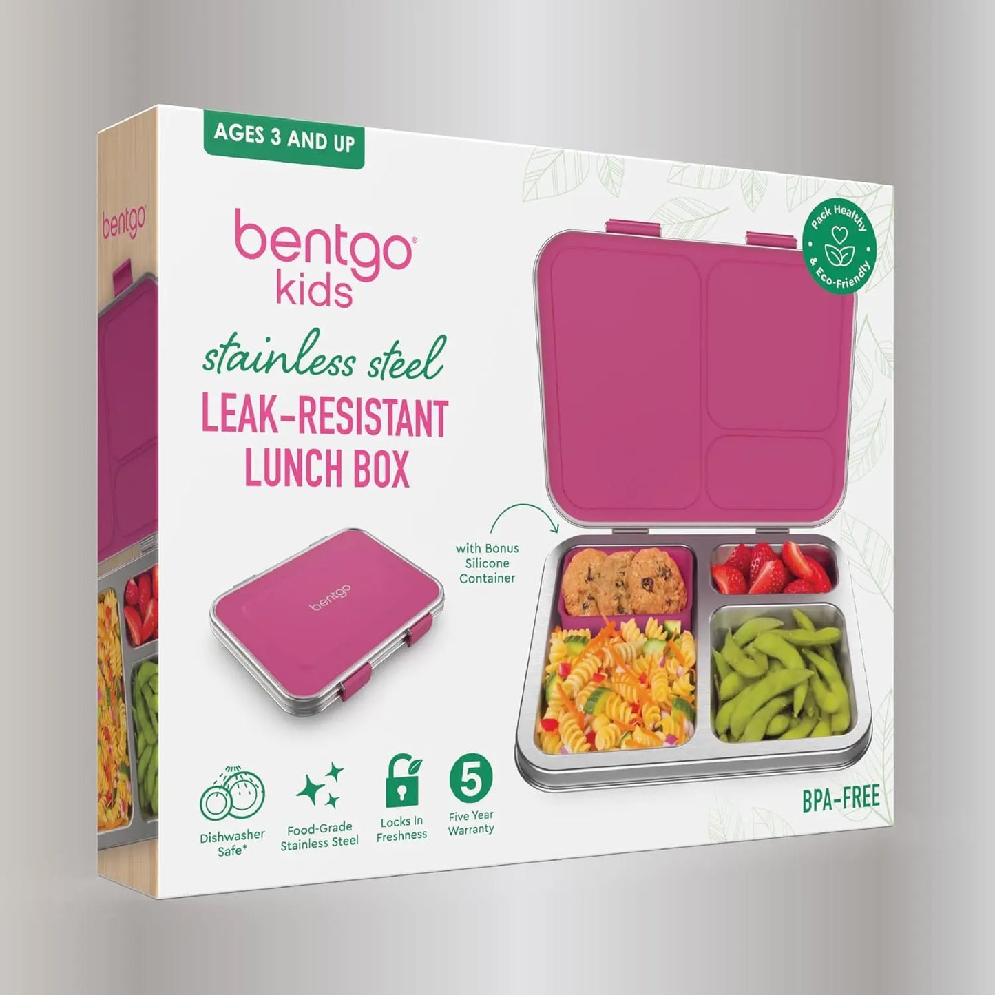 Bentgo | Kids Stainless Steel Leak-Resistant Lunch Box - Essentiallydestinyy