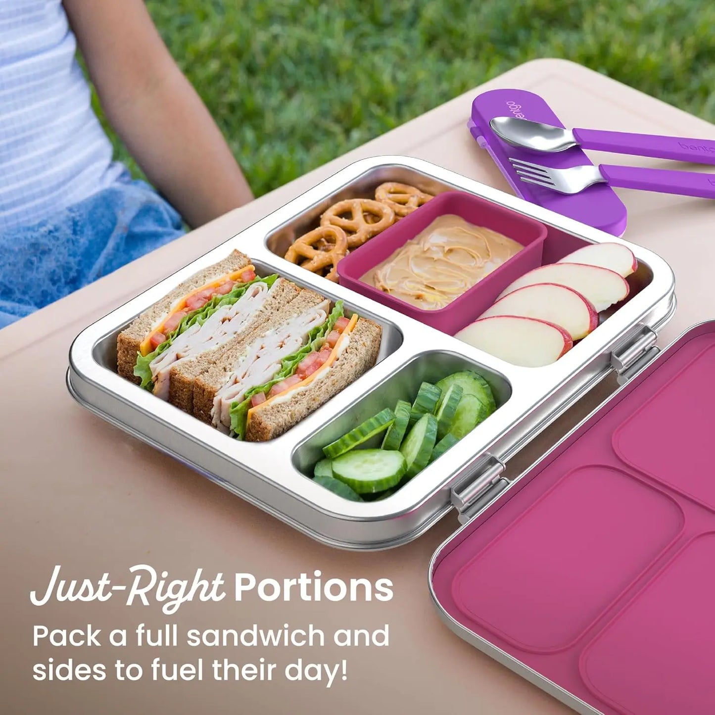 Bentgo | Kids Stainless Steel Leak-Resistant Lunch Box - Essentiallydestinyy