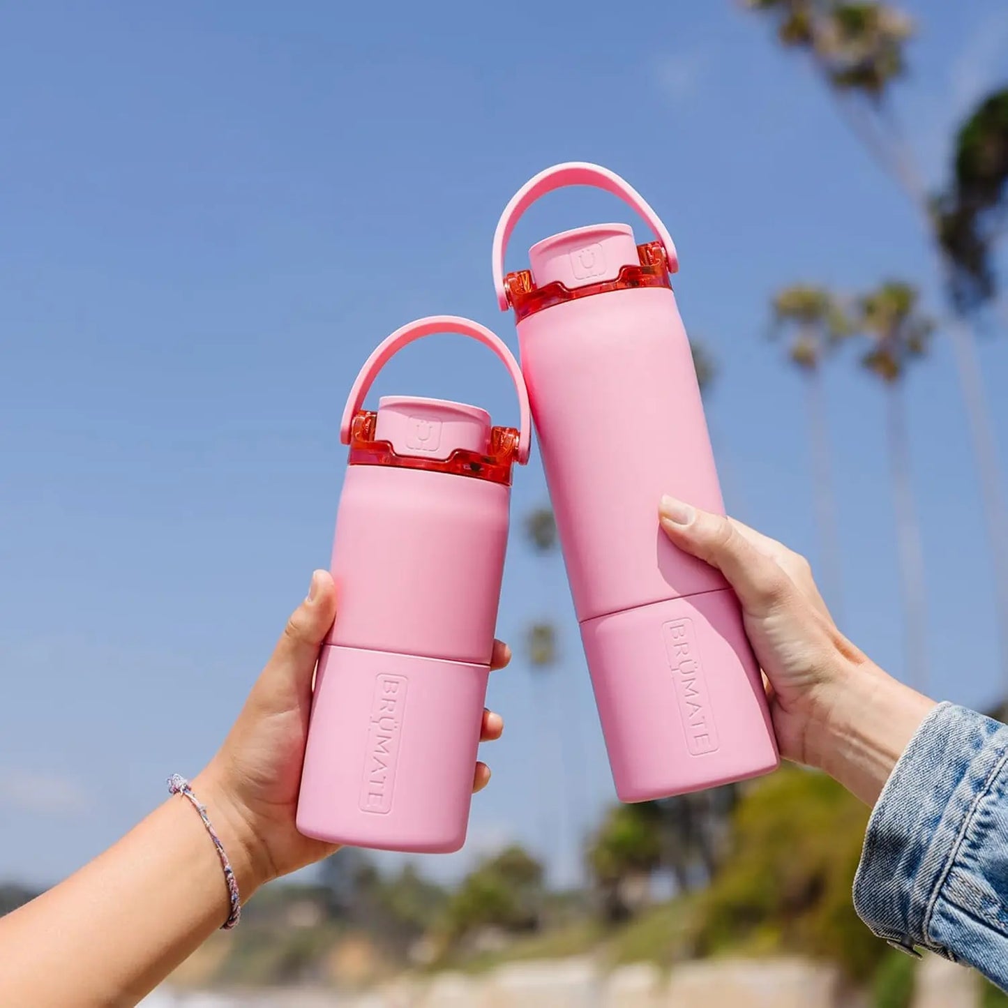BrüMate | Rise 18oz Water Bottle with Covered Silicone Straw - Essentiallydestinyy
