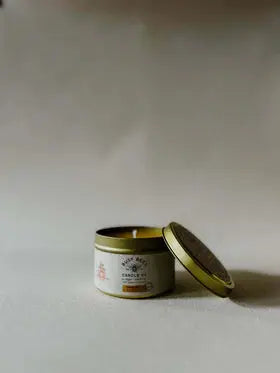 Busy Bees Candle Co Gold Travel Tin Candle - Essentiallydestinyy