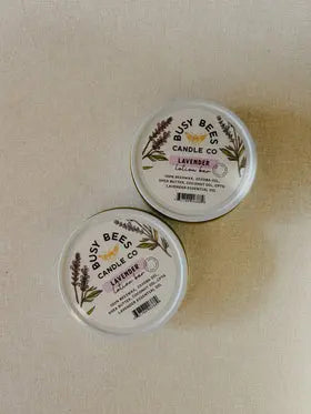 Busy Bees Candle Co Natural Beeswax Lavender Lotion Bar - Essentiallydestinyy