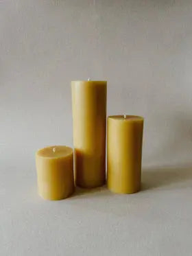 Busy Bees Co Pillar Candles (See Sizes) - Essentiallydestinyy