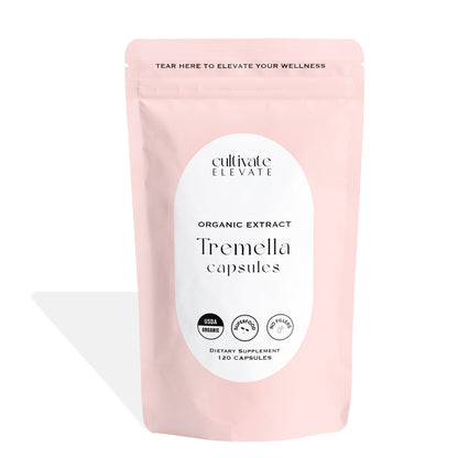 Cultivate Elevate Organic Tremella Mushroom Capsules - The Beauty Mushroom