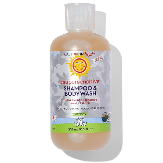 California Kids Super Sensitive Unscented Shampoo and Bodywash