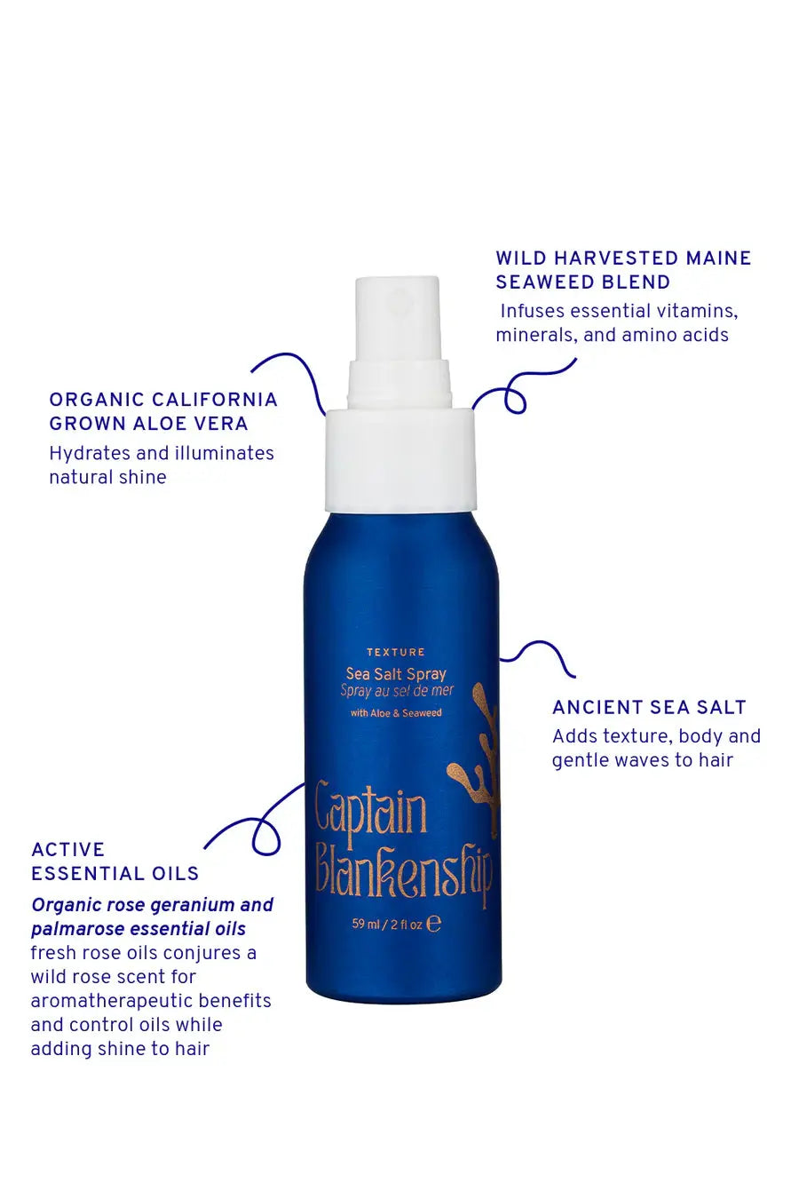 Captain Blankenship Sea Salt Spray - Essentiallydestinyy