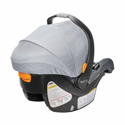 Chicco KeyFit 30 ClearTex Infant Car Seat (Pewter and Slate) - Essentiallydestinyy