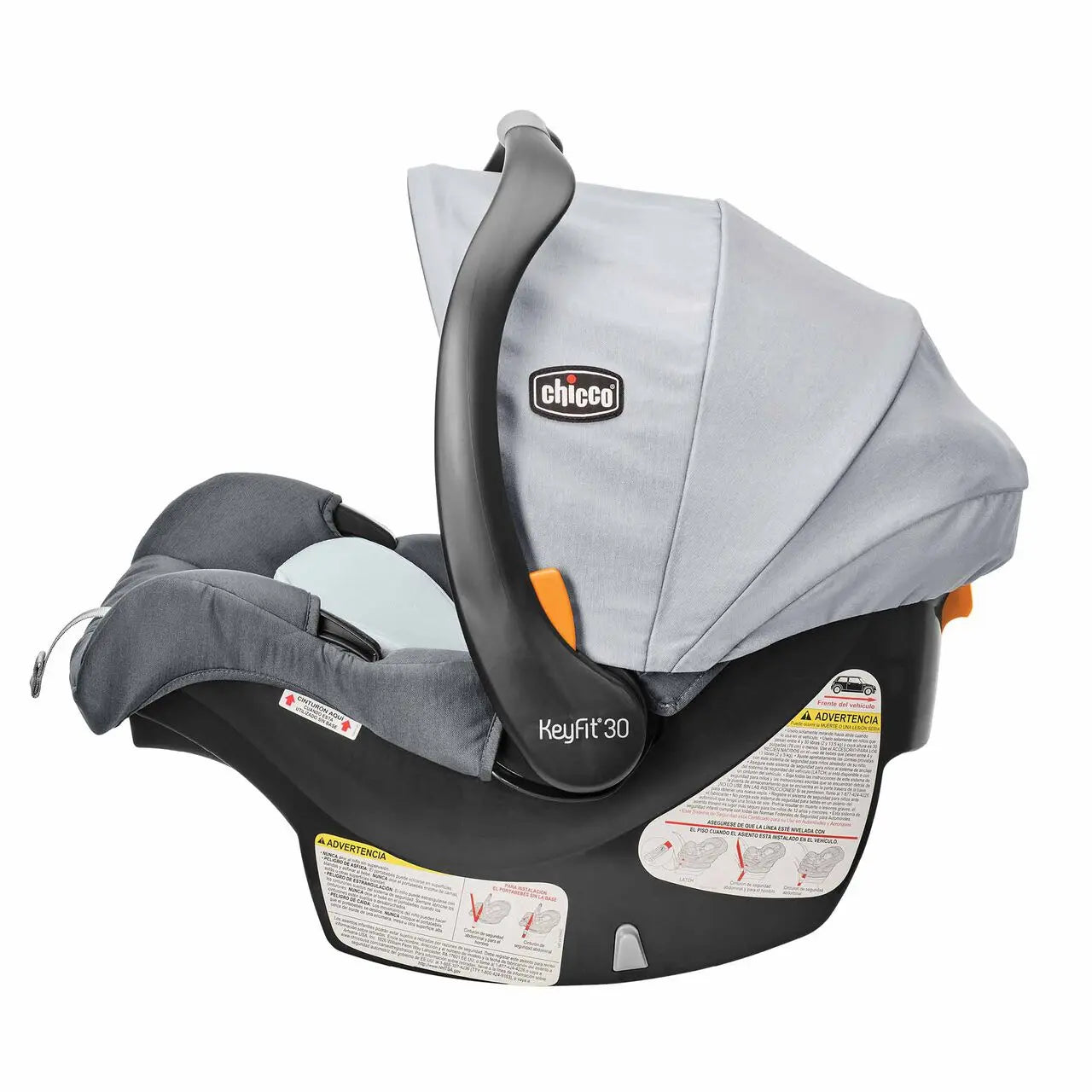 Chicco KeyFit 30 ClearTex Infant Car Seat (Pewter and Slate) - Essentiallydestinyy