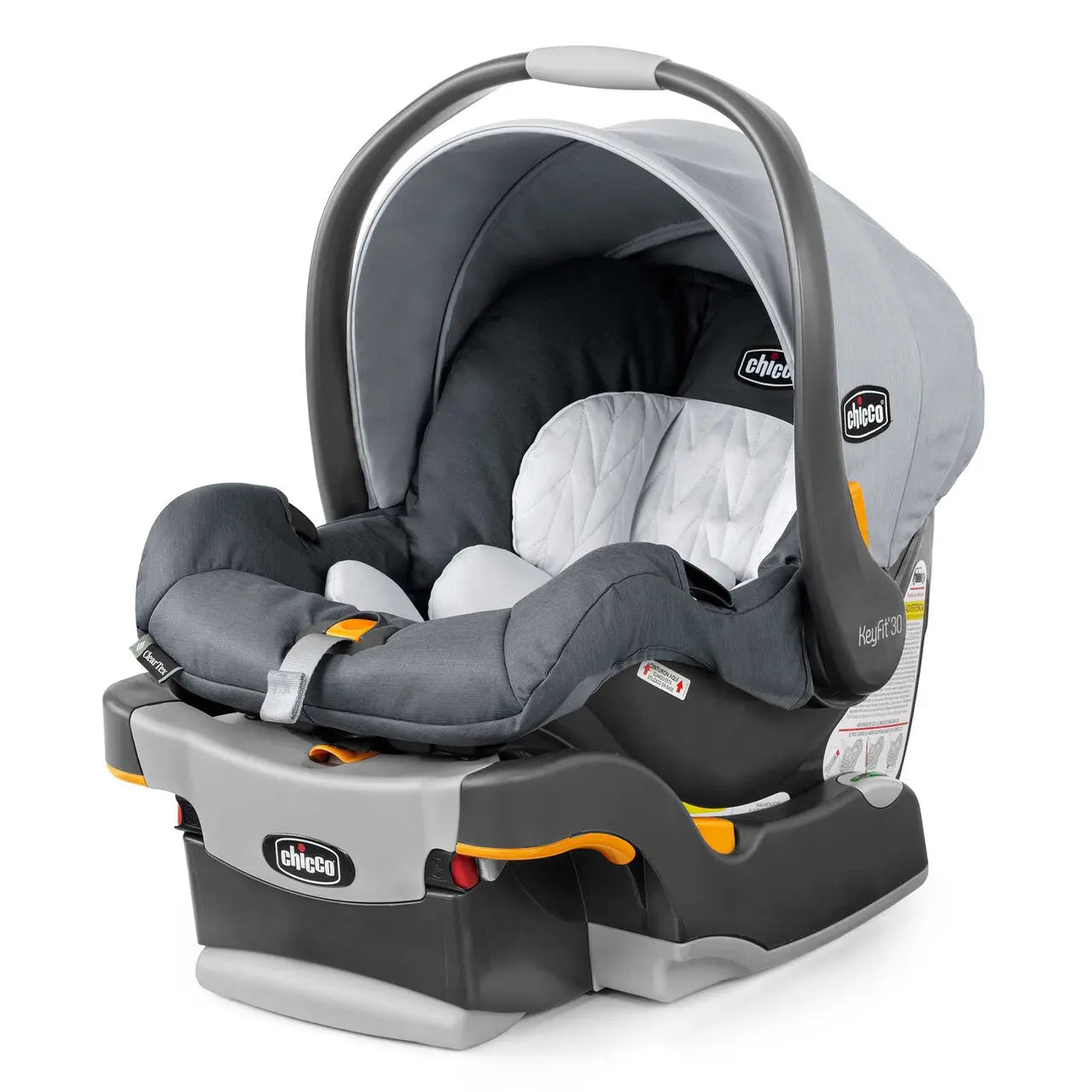 Chicco KeyFit 30 ClearTex Infant Car Seat (Pewter and Slate) - Essentiallydestinyy