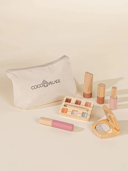 Colored Organics Pretend Wooden Makeup Set