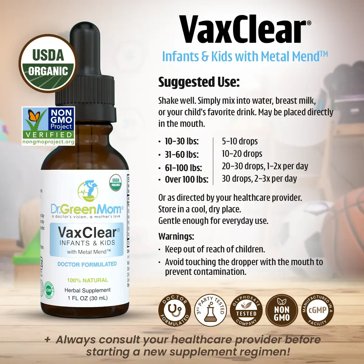 Dr Greenmom VaxClear® With Aluminum Guard™ - Essentiallydestinyy