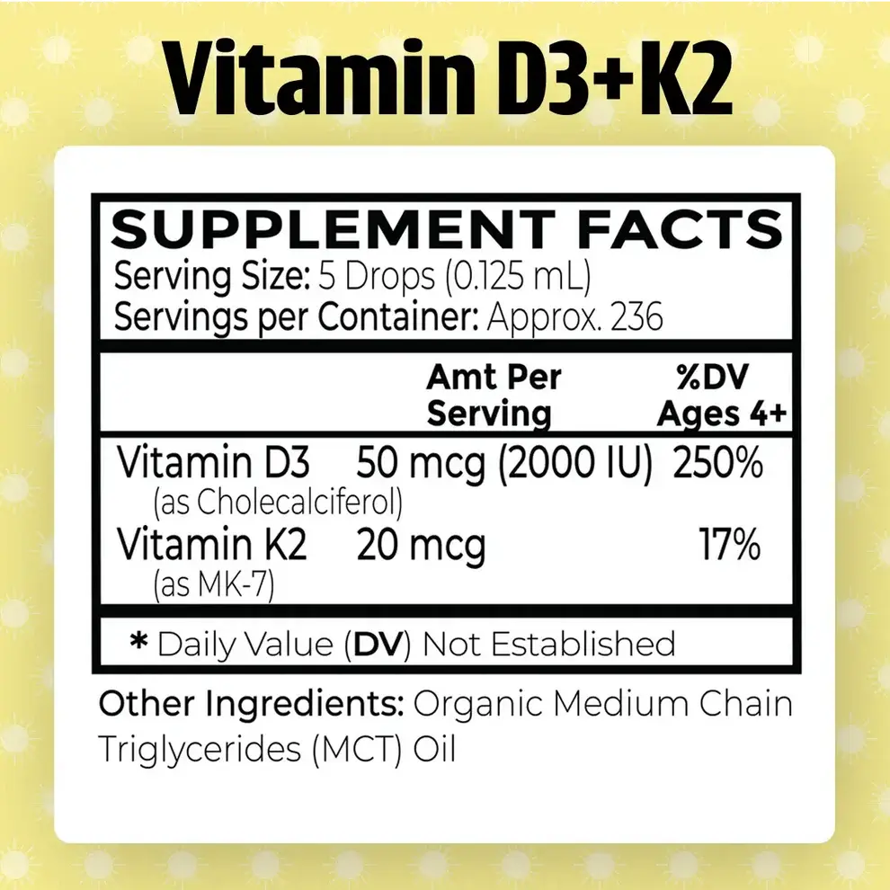 Dr.GreenLife | Vitamin D3+K2 (2,000IU) - Essentiallydestinyy