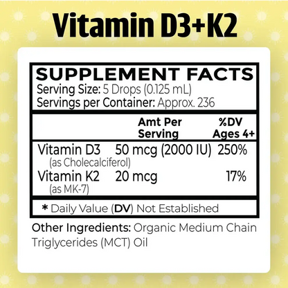 Dr.GreenLife | Vitamin D3+K2 (2,000IU) - Essentiallydestinyy