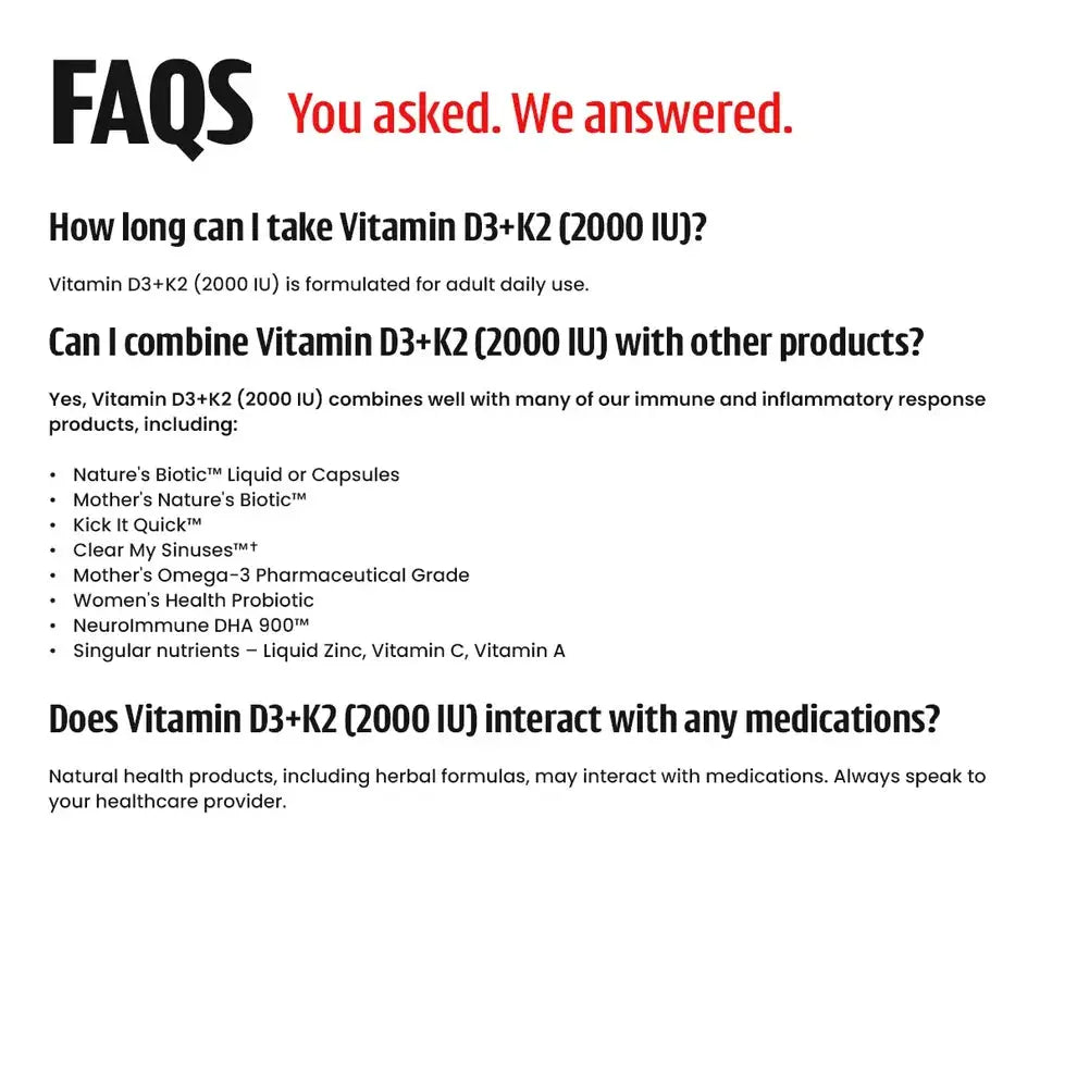 Dr.GreenLife | Vitamin D3+K2 (2,000IU) - Essentiallydestinyy
