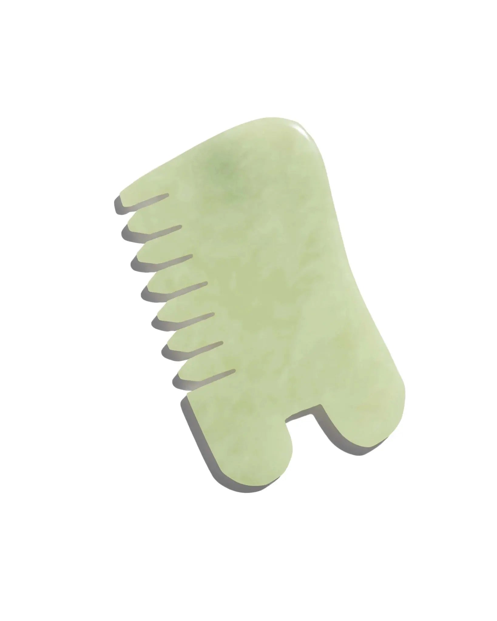Earth Harbor | ISLAND JADE Gemstone Gua Sha + Massaging Comb - Essentiallydestinyy