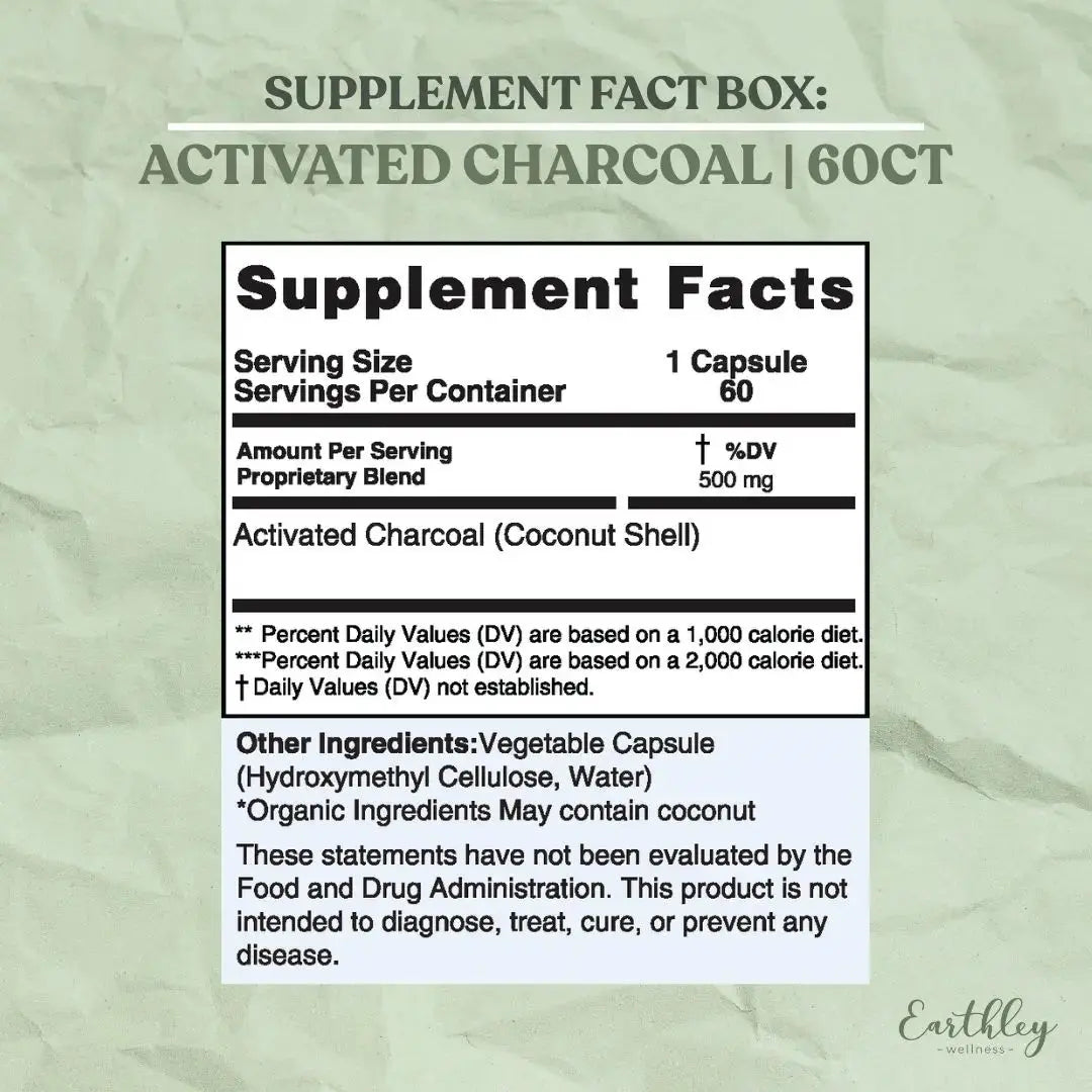 Earthley Activated Charcoal - Essentiallydestinyy