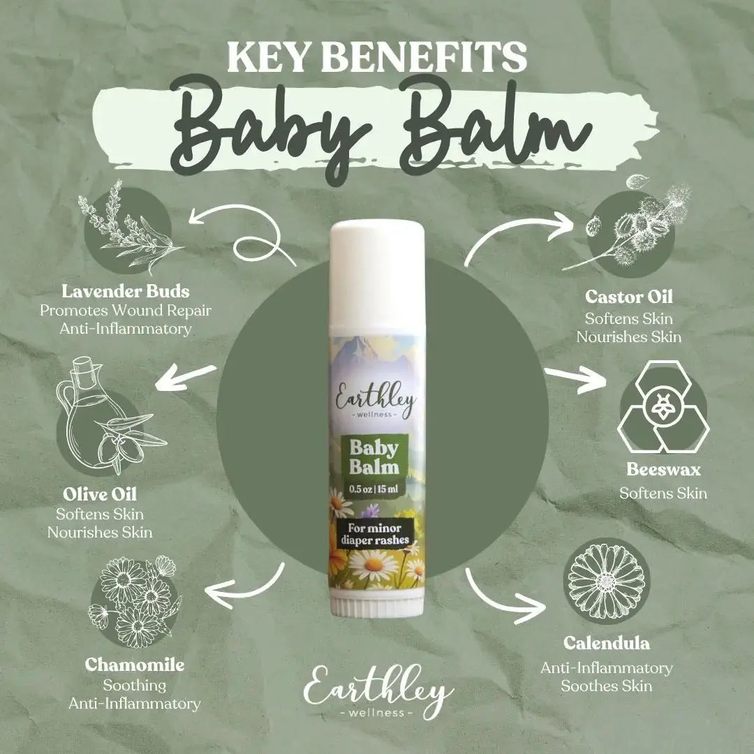 Earthley Baby Balm Herbal Salve - Essentiallydestinyy