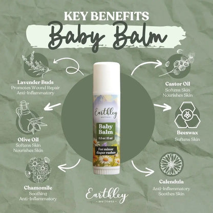 Earthley Baby Balm Herbal Salve - Essentiallydestinyy