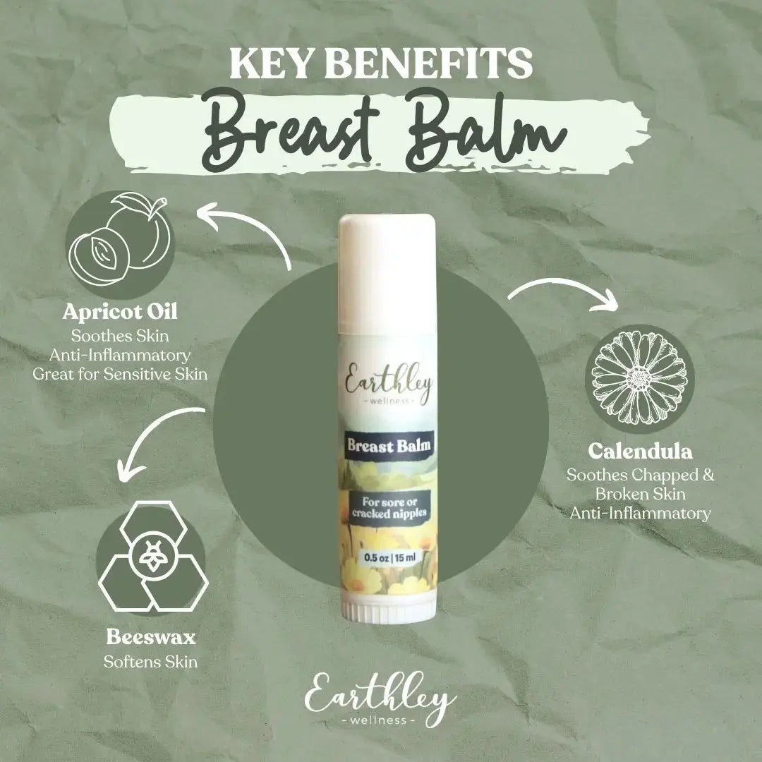Earthley Breast Balm Herbal Salve - Essentiallydestinyy