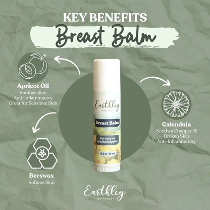 Earthley Breast Balm Herbal Salve - Essentiallydestinyy