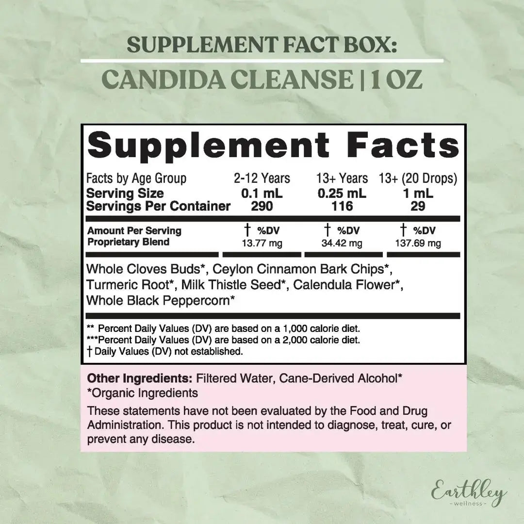 Earthley Candida Cleanse - Essentiallydestinyy