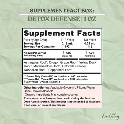 Earthley Detox Defense - Essentiallydestinyy