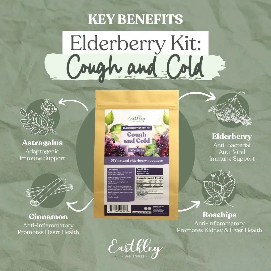 Earthley Elderberry Syrup DIY Kits - Essentiallydestinyy