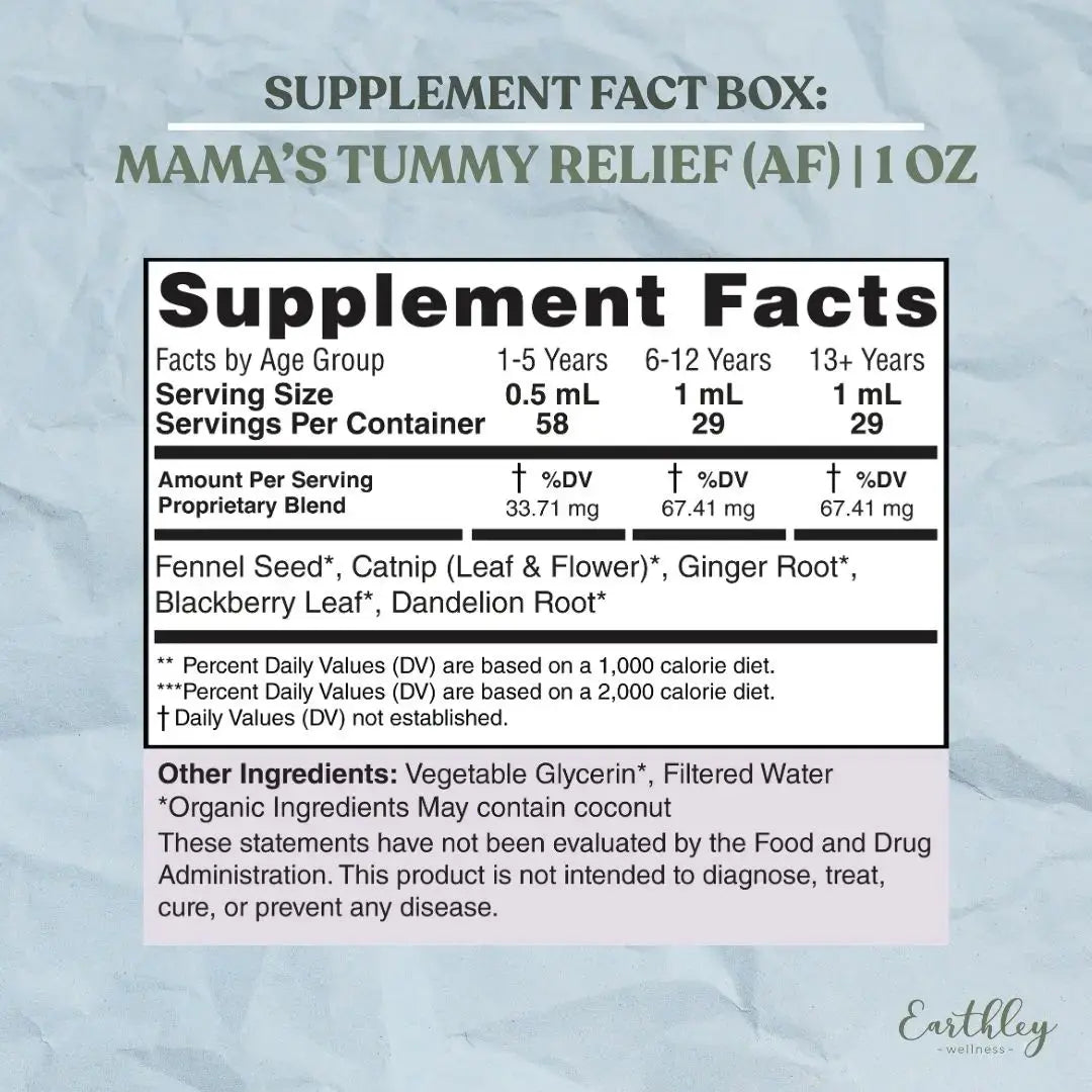 Earthley Mama's Tummy Relief - Essentiallydestinyy