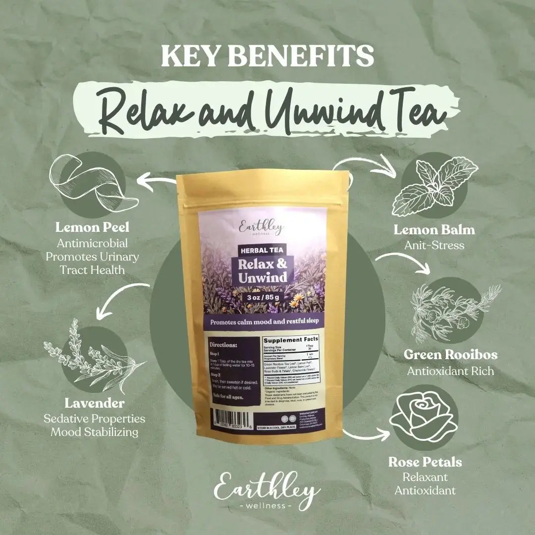 Earthley Relax and Unwind Tea - Essentiallydestinyy