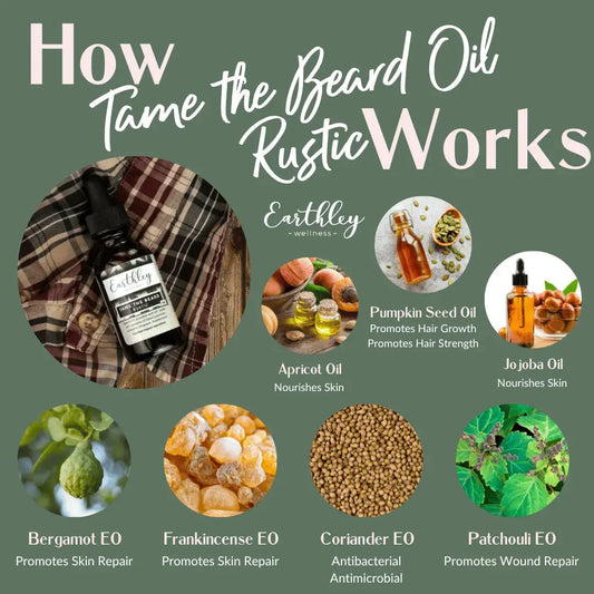 Earthley Tame the Beard Oil - Essentiallydestinyy