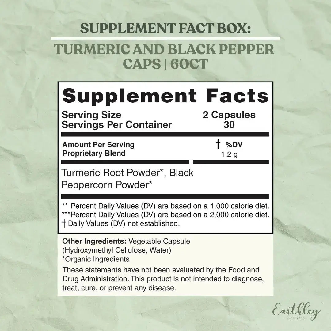 Earthley Turmeric and Black Pepper Powder - Essentiallydestinyy
