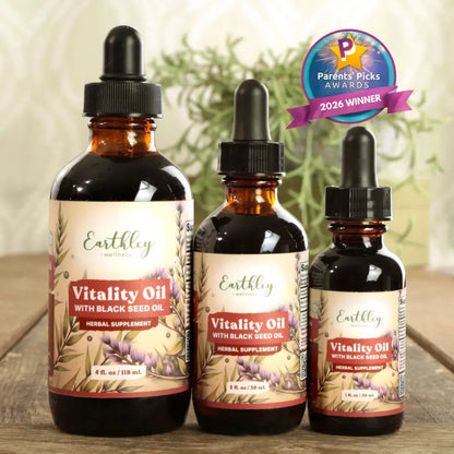Earthley Vitality Oil -- with Black Seed Oil - Essentiallydestinyy