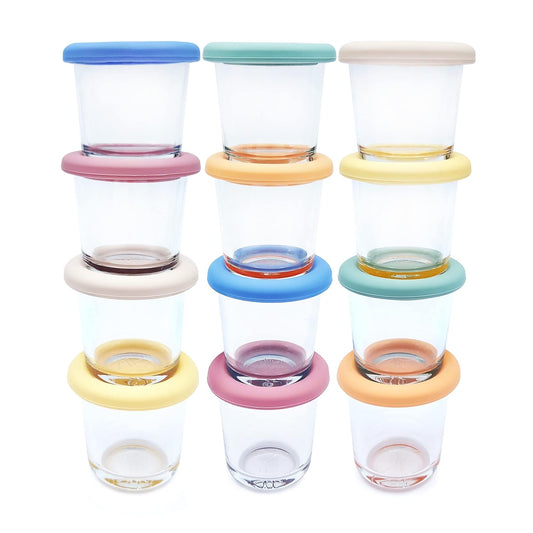 Elk and Friends Glass Baby Storage Containers 4oz