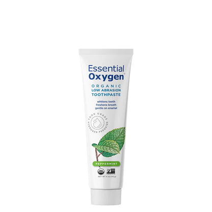 Essential Oxygen Organic Low Abrasion Toothpaste | Peppermint - Essentiallydestinyy