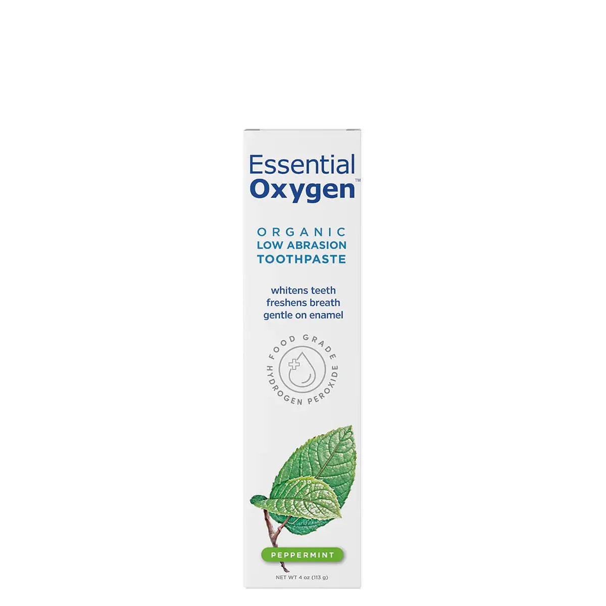 Essential Oxygen Organic Low Abrasion Toothpaste | Peppermint - Essentiallydestinyy