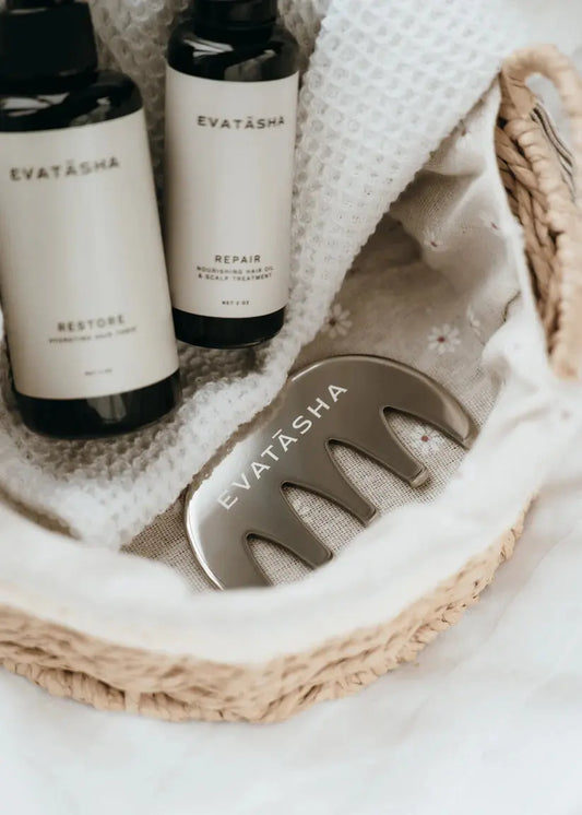 Evatasha Stainless Steel Scalp Gua Sha - Essentiallydestinyy