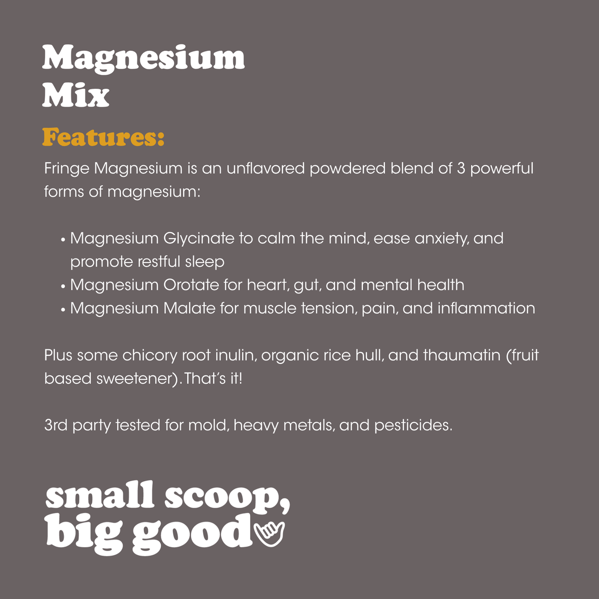 Fringe | Magnesium Mix - Essentiallydestinyy