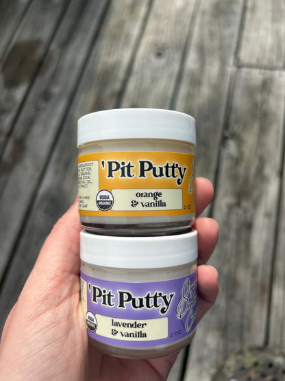Bubble and Bee Pit Putty (Cream) Deodorant
