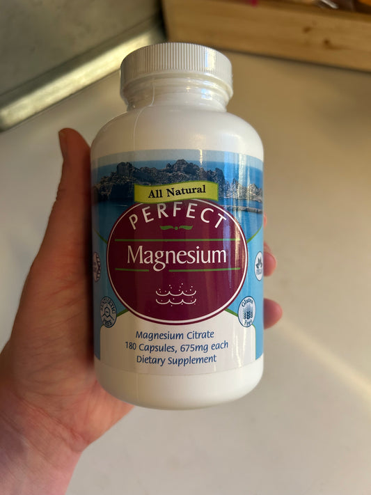 Perfect Supplements Magnesium Citrate - 180 Vegetable Capsules