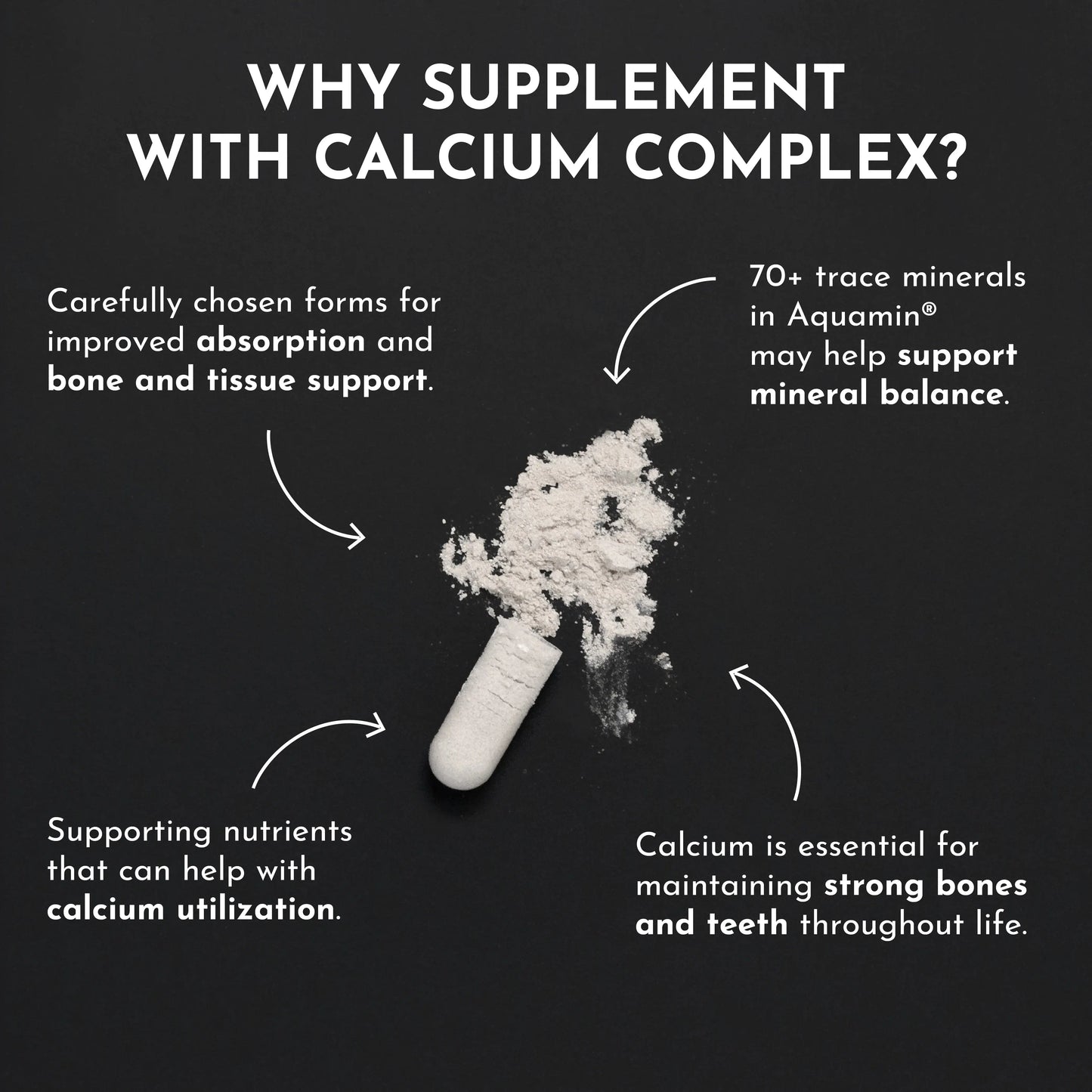 Just Ingredients Calcium Complex - Essentiallydestinyy