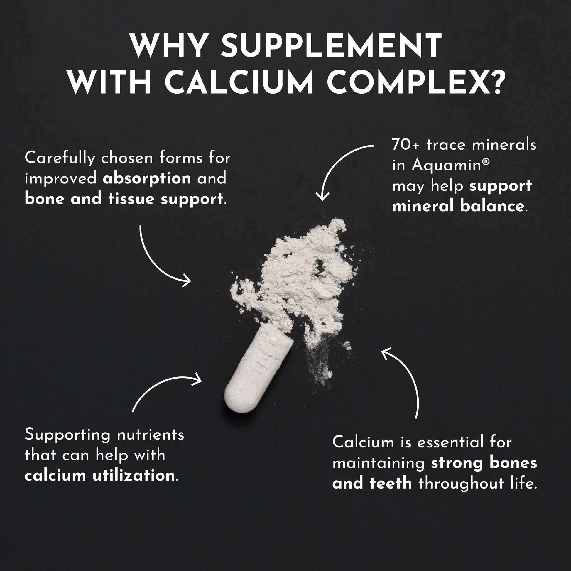 Just Ingredients Calcium Complex - Essentiallydestinyy