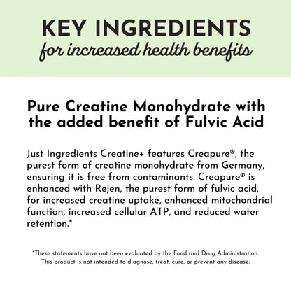 Just Ingredients Creatine+ - Essentiallydestinyy