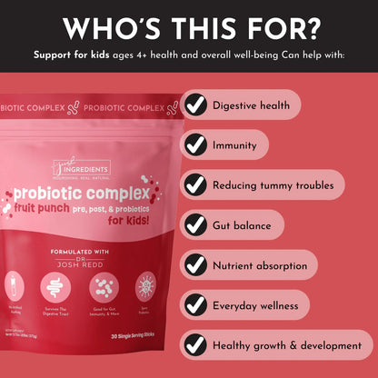 Just Ingredients Fruit Punch Probiotic (Kids) - Essentiallydestinyy