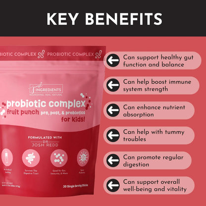 Just Ingredients Fruit Punch Probiotic (Kids) - Essentiallydestinyy