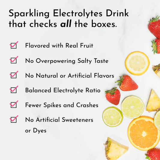 Just Ingredients Guava Mango Sparkling Electrolytes (8 pack) - Essentiallydestinyy